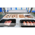 DH-ZT/760 Semi-automatic packing fish meat seafood vacuum skin packing machine